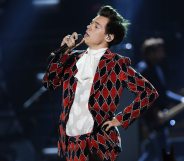 LAS VEGAS, NV - SEPTEMBER 22: Harry Styles performs onstage during the 2017 iHeartRadio Music Festival at T-Mobile Arena on September 22, 2017 in Las Vegas, Nevada. (Photo by Kevin Winter/Getty Images for iHeartMedia)