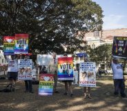 'Straight Lives Matter' protest