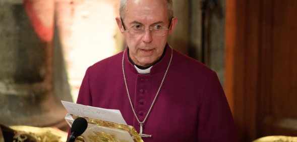 Archbishop of Canterbury Justin Welby