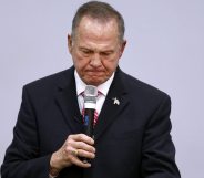 JACKSON, AL - NOVEMBER 14: Republican candidate for U.S. Senate Judge Roy Moore speaks during a campaign event at the Walker Springs Road Baptist Church on November 14, 2017 in Jackson, Alabama. The embattled candidate has been accused of sexual misconduct with underage girls when he was in his 30's. (Photo by Jonathan Bachman/Getty Images)