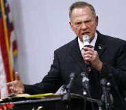 JACKSON, AL - NOVEMBER 14: Republican candidate for U.S. Senate Judge Roy Moore speaks during a campaign event at the Walker Springs Road Baptist Church on November 14, 2017 in Jackson, Alabama. The embattled candidate has been accused of sexual misconduct with underage girls when he was in his 30s. (Photo by Jonathan Bachman/Getty Images)