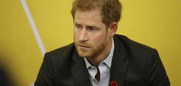 Prince Harry attends a Terrence HIggins Trust Testing pop-up.