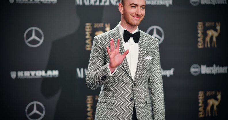 BERLIN, GERMANY - NOVEMBER 16: Sam Smith arrives at the Bambi Awards 2017 at Stage Theater on November 16, 2017 in Berlin, Germany. (Photo by Alexander Koerner/Getty Images)