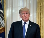 US President Donald Trump stands in the Oval Office of the White House November 27, 2017 in Washington, DC. / AFP PHOTO / Brendan Smialowski (Photo credit should read BRENDAN SMIALOWSKI/AFP/Getty Images)