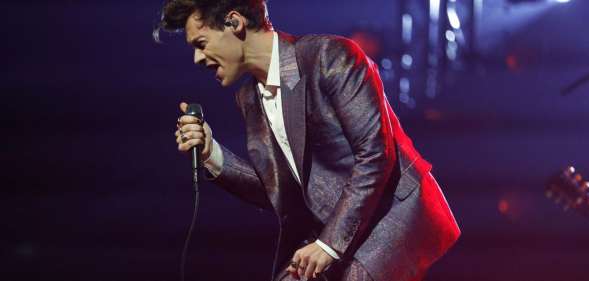 SYDNEY, AUSTRALIA - NOVEMBER 28: Harry Styles performs during the 31st Annual ARIA Awards 2017 at The Star on November 28, 2017 in Sydney, Australia. (Photo by Zak Kaczmarek/Getty Images for ARIA)