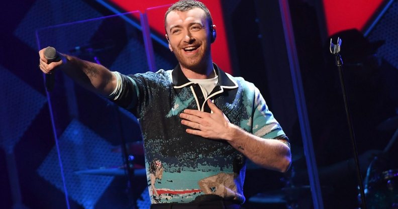 Sam Smith performs at the Z100's iHeartRadio Jingle Ball 2017 at Madison Square Garden on December 7, 2017 in New York. / AFP PHOTO / ANGELA WEISS (Photo credit should read ANGELA WEISS/AFP/Getty Images)