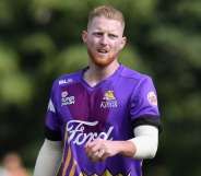 RANGIORA, NEW ZEALAND - DECEMBER 22: Ben Stokes of Canterbury looks on during the Super Smash match between the Canterbury Kings and the Central Stags on December 22, 2017 in Rangiora, New Zealand. (Photo by Kai Schwoerer/Getty Images)