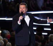 NEW YORK, NY - JANUARY 28: Host James Corden speaks onstage during the 60th Annual GRAMMY Awards at Madison Square Garden on January 28, 2018 in New York City. (Photo by Kevin Winter/Getty Images for NARAS)