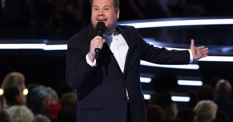 NEW YORK, NY - JANUARY 28: Host James Corden speaks onstage during the 60th Annual GRAMMY Awards at Madison Square Garden on January 28, 2018 in New York City. (Photo by Kevin Winter/Getty Images for NARAS)