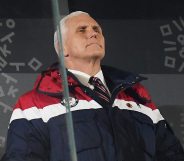 PYEONGCHANG-GUN, SOUTH KOREA - FEBRUARY 09: U.S. Vice President Mike Pence looks on during the Opening Ceremony of the PyeongChang 2018 Winter Olympic Games at PyeongChang Olympic Stadium on February 9, 2018 in Pyeongchang-gun, South Korea. (Photo by Matthias Hangst/Getty Images)