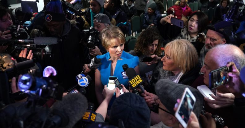 Cynthia Nixon (Photo by TIMOTHY A. CLARY/AFP/Getty Images)