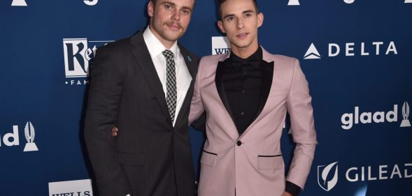 Out and proud athletes Gus Kentworthy and Adam rippon made LGBT+ history at the Olympics this year.