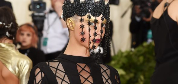 NEW YORK, NY - MAY 07: Cara Delevingne attends the Heavenly Bodies: Fashion & The Catholic Imagination Costume Institute Gala at The Metropolitan Museum of Art on May 7, 2018 in New York City. (Photo by Jamie McCarthy/Getty Images)