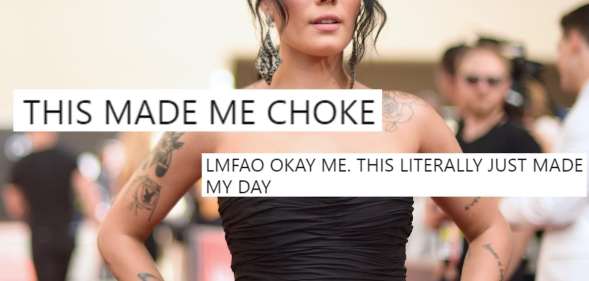 LAS VEGAS, NV - MAY 20: Halsey attends the 2018 Billboard Music Awards at MGM Grand Garden Arena on May 20, 2018 in Las Vegas, Nevada. (Photo by Matt Winkelmeyer/Getty Images for dcp)