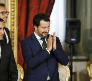 ROME, ITALY - JUNE 01: Interior Minister and Deputy PM Matteo Salvini attends the swearing in ceremony of the new government led by Prime Minister Giuseppe Conte at Palazzo del Quirinale on June 1, 2018 in Rome, Italy. Law professor Giuseppe Conte has been chosen as Italy's new prime minister by the leader of the 5-Star Movement, Luigi Di Maio, and League leader Matteo Salvini. (Photo by Ernesto S. Ruscio/Getty Images)