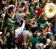 during the 2018 FIFA World Cup Russia group F match between Korea Republic and Mexico at Rostov Arena on June 23, 2018 in Rostov-on-Don, Russia. (Jan Kruger/Getty)