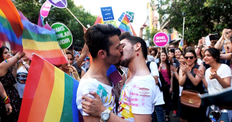 Turkey's Pride parade 2016 successful despite religious objections. (Getty)