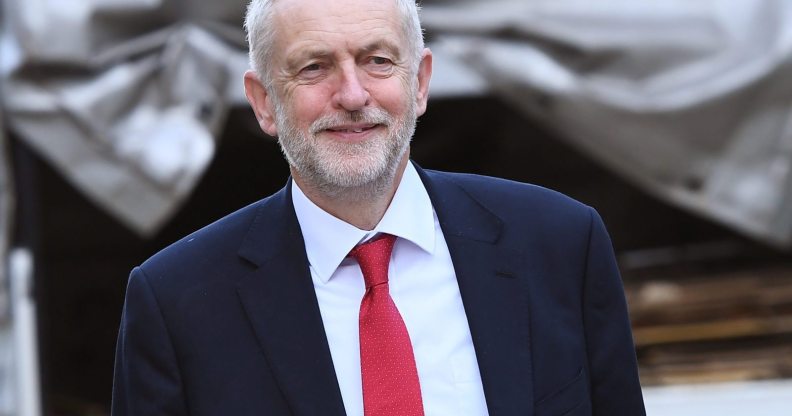 British Labour Party leader Jeremy Corbyn arrives for a meeting of the Party of European Socialists (PES) in Brussels, on October 19, 2017 on the side of the first day of a summit of European Union (EU) leaders, set to rule out moving to full Brexit trade talks after negotiations stalled. / AFP PHOTO / EMMANUEL DUNAND (Photo credit should read EMMANUEL DUNAND/AFP/Getty Images)