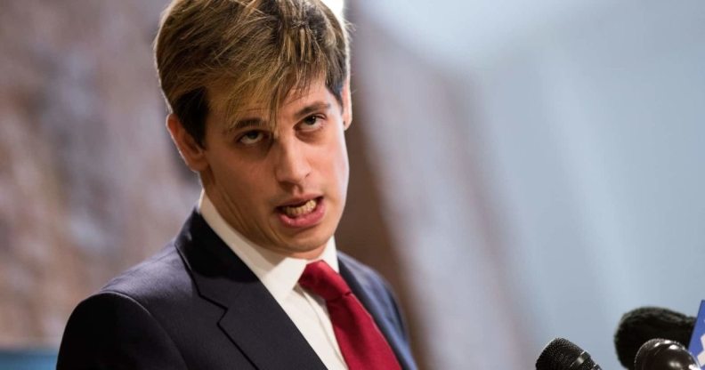 Famous alt-right speaker Milo Yiannopoulos is one of the targets in Griffin's rant