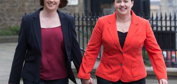 Scottish Conservative Leader Ruth Davidson Casts Her Vote