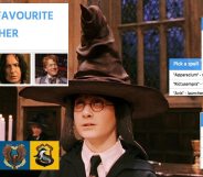 Harry Potter sorting hat Hogwarts house quiz