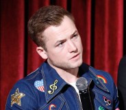 Taron Egerton at a screening of Rocketman at the MoMA, Celeste Bartos Theater on May 29, 2019 in New York City.