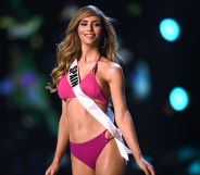 Angela Ponce of Spain competes in the swimsuit competition during the 2018 Miss Universe pageant in Bangkok in December 2018