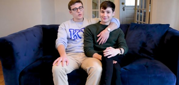 Gay porn star Blake Mitchell and his boyfriend Chad Alec