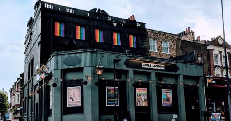 The Eagle, an LGBT+ bar in London, England. (eaglelondon/twitter)