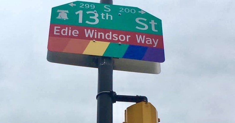 The attack took place in the heart of Philadelphia's gayborhood, where streets are named after LGBT icons like Edie Windsor.