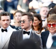 ichard Madden, Taron Egerton and Elton John attend the Cannes screening of Rocketman