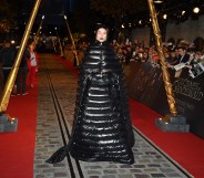 Ezra Miller attends the Fantastic Beasts: The Crimes Of Grindelwald World Premiere at UGC Cine Cite Bercy in Paris