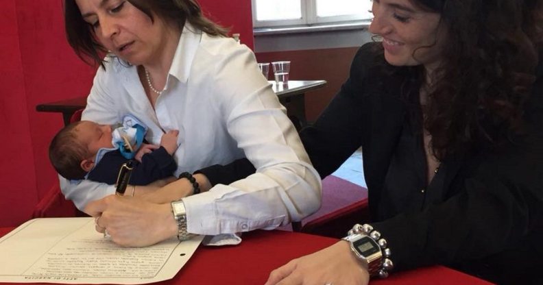 A lesbian couple made LGBT+ history in 2018 becoming the first to have both names on their child's birth certificate.