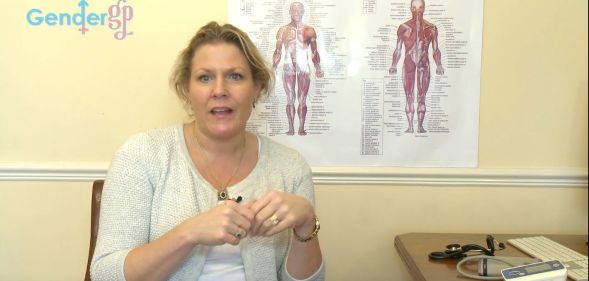 Dr Helen Webberley in a Gender GP video