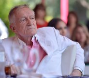 Hugh Hefner attends Playboy's 2013 Playmate Of The Year lunch