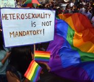 Indian members and supporter of the LGBT community (BIJU BORO/AFP/Getty Images)