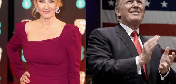 jk rowling v donald trump getty