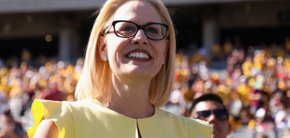 Democratic US Senator Kyrsten Sinema