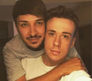 Martyn Hett and boyfriend Russell Hayward