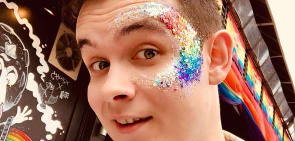 Nick Hurley, gay man who threw glitter at a driver who called him a "faggot".