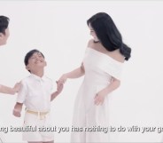 A screenshot from Pantene Philippines ad "Strength knows no gender"