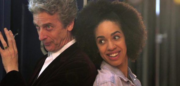 Peter Capaldi and Pearl Mackie in Doctor Who