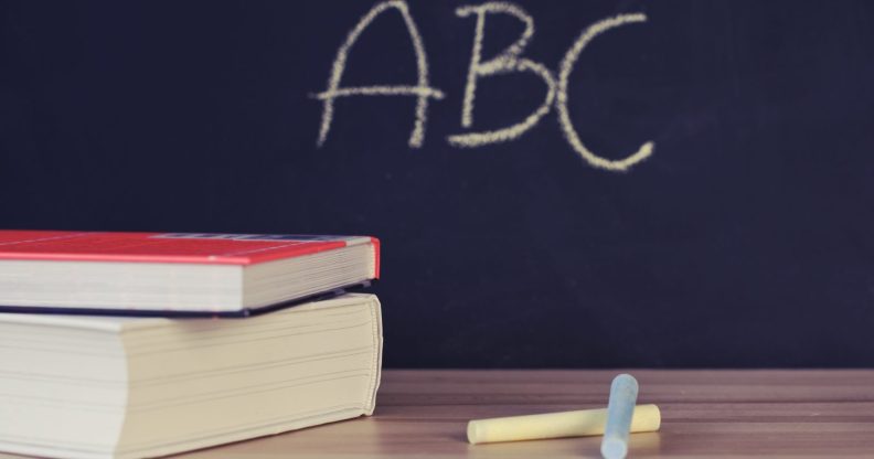 A classroom. A girl was attacked in a school in Maryland, USA, in March last year