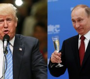 Donald Trump and Vladimir Putin