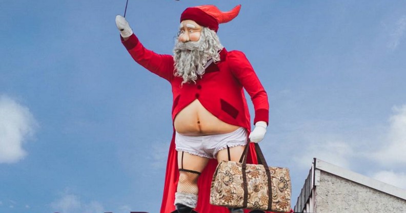 Ponsonby Central's gender neutral Santa Claus, which pays tribute to Mary Poppins