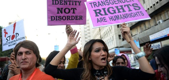 Pakistani transgender protestors (ASIF HASSAN/AFP/Getty Images)