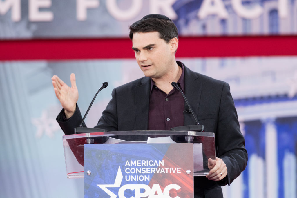 Ben Shapiro, host of online political podcast The Ben Shapiro Show