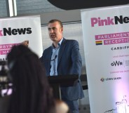 Adam Price at the PinkNews summer reception in Cardiff