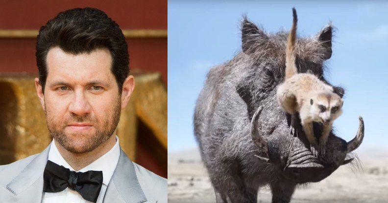 Billy Eichner attends The Lion King European Premiere at Leicester Square on July 14, 2019 in London, England.