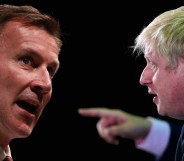 Boris Johnson and Jeremy Hunt